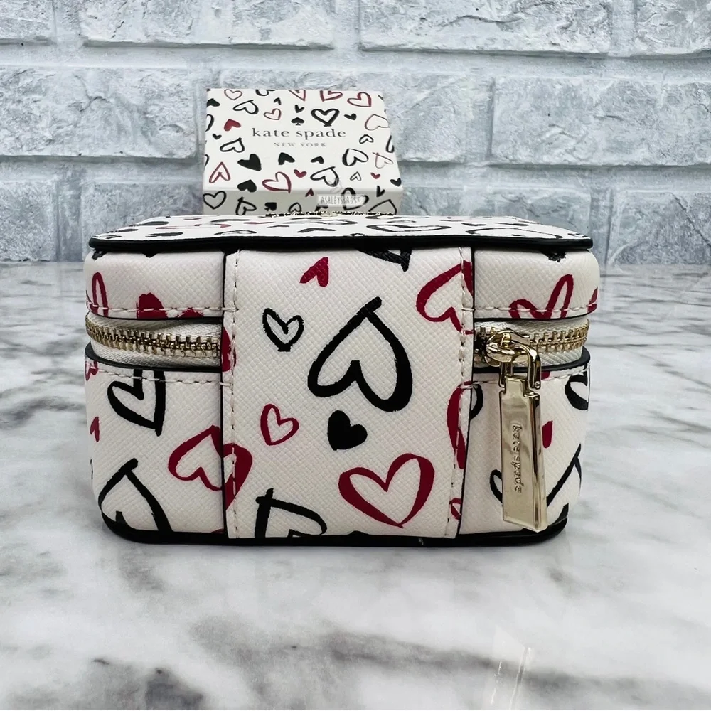 Kate Spade Scribble Heart Staci Boxed Jewelry Holder - Picture 5 of 12